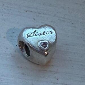 Pandora Sister Heart Charm